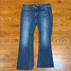 Express Dark Blue Women's Boot Cut Jeans